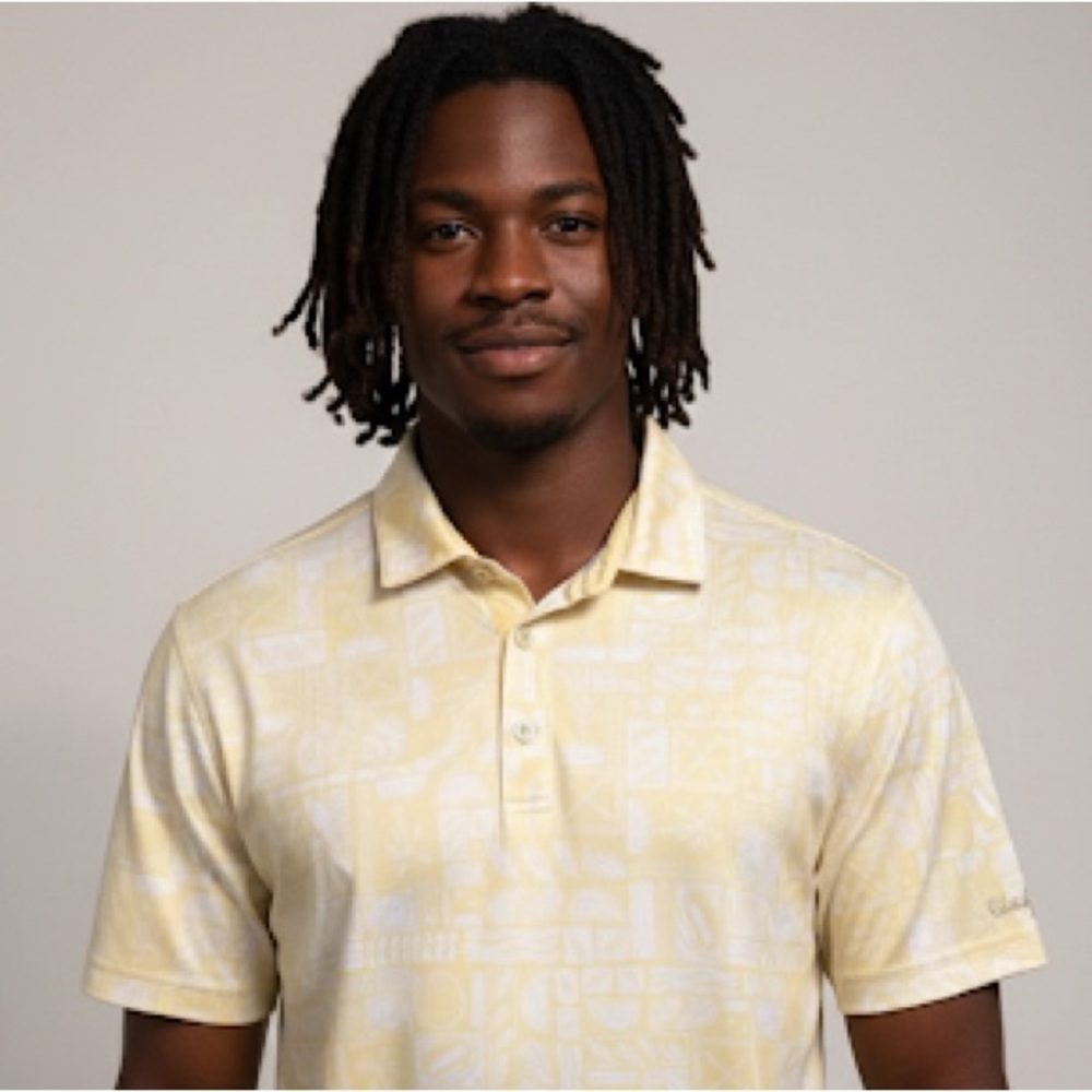 Van Heusen Men's Light Yellow Polo Shirt